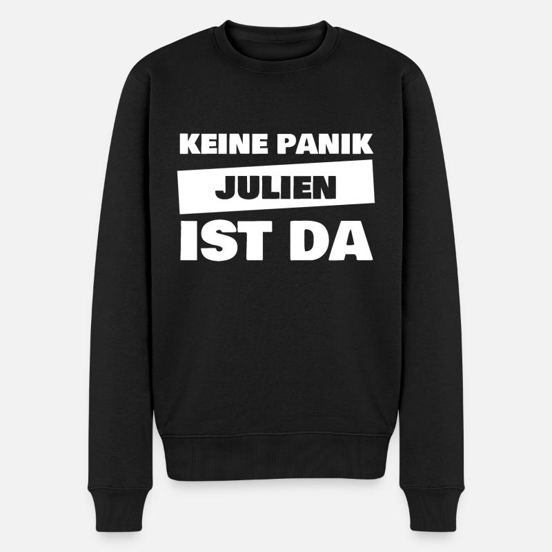 Prénom Julien - Pull Premium bio Homme - noir