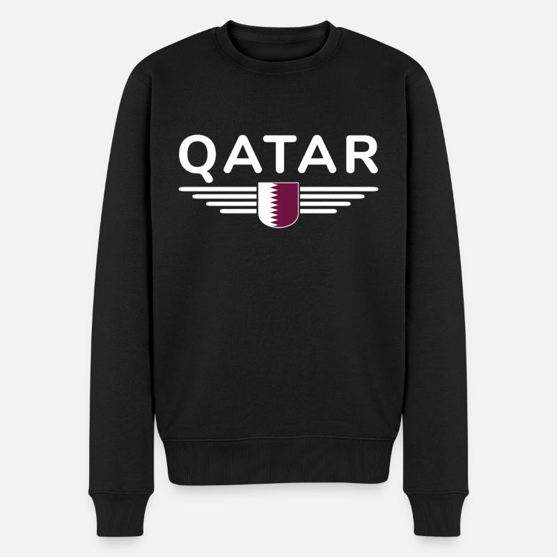 Qatar Design – Exclusif et moderne - Pull Premium bio Homme - noir