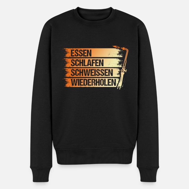 Soudage Soudeurs Soudeurs - Pull Premium bio Homme - noir