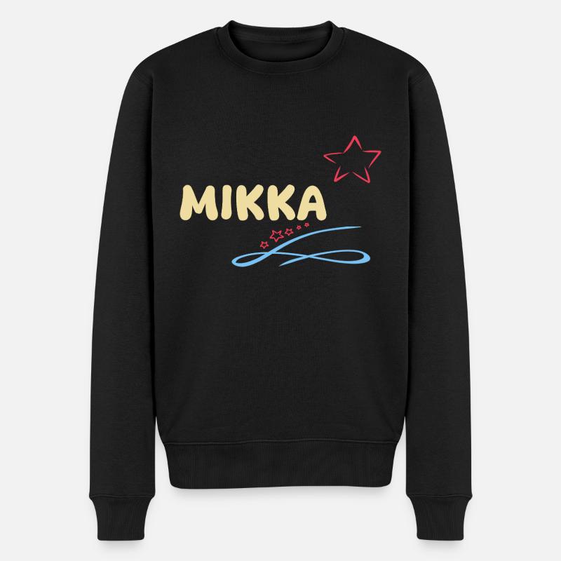 Cadeau Mikka - Pull Premium bio Homme - noir