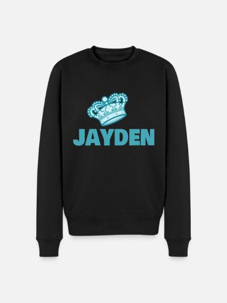 Jayden as a first name - Men's Premium Organic Jumper - black