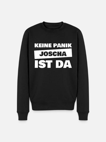 Joscha as a first name - Men's Premium Organic Jumper - black