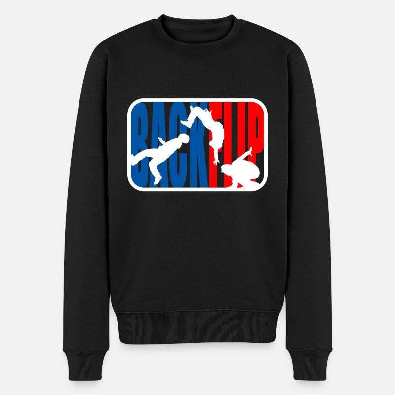 Parkour Freerunner Backflip - Pull Premium bio Homme - noir