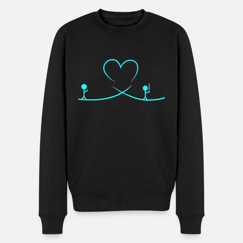 Séparation - Pull Premium bio Homme - noir