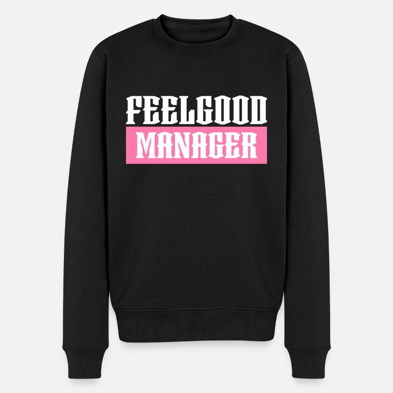 Feelgood manager tshirt rose noir - Pull Premium bio Homme - noir
