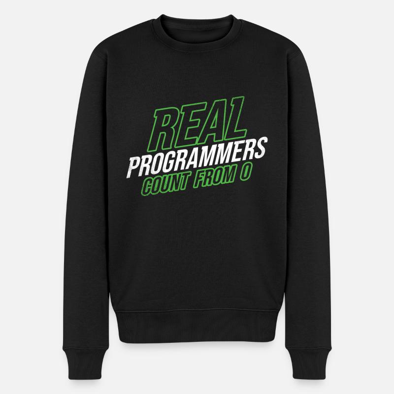 Software Ingenieur Informatiker Programmierer - Männer Premium Bio Pullover - Schwarz