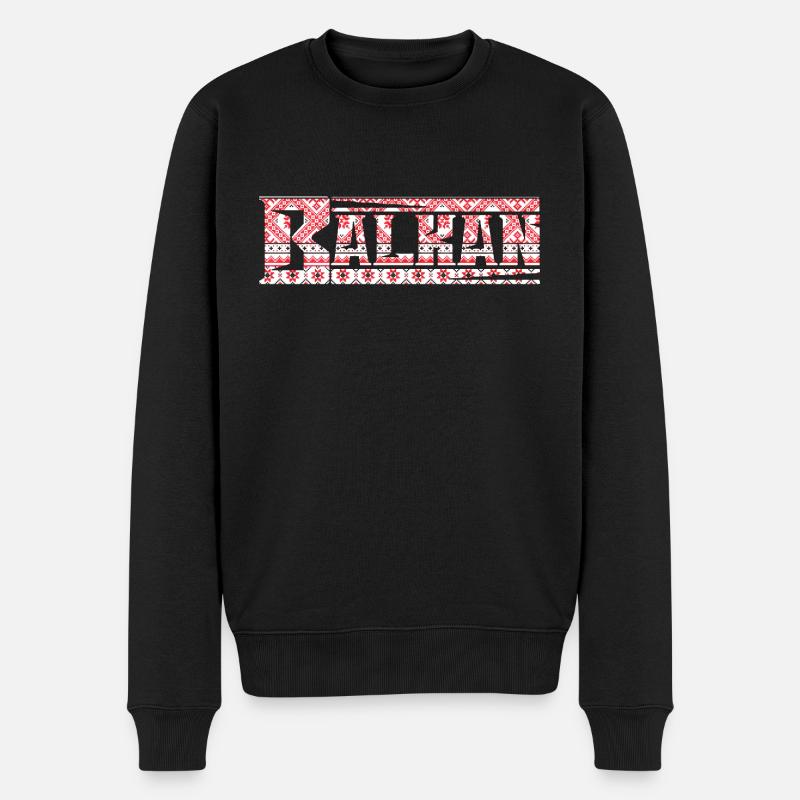 Exyu Balkan Rock Bosnien Kroatien Serbien - Männer Premium Bio Pullover - Schwarz