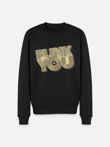Funk You - Men's Premium Organic Jumper - black
