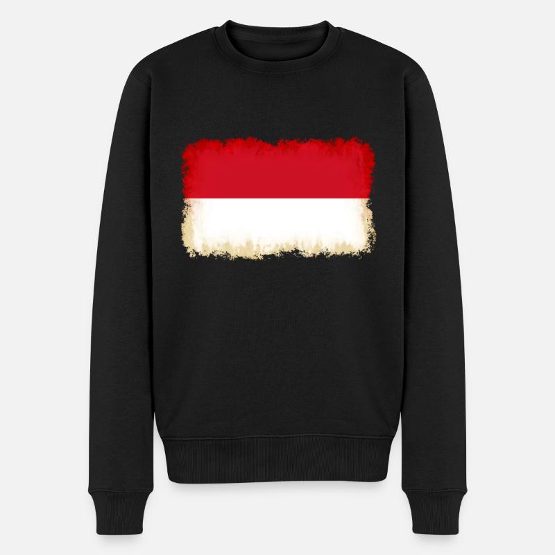 Indonésie - Pull Premium bio Homme - noir