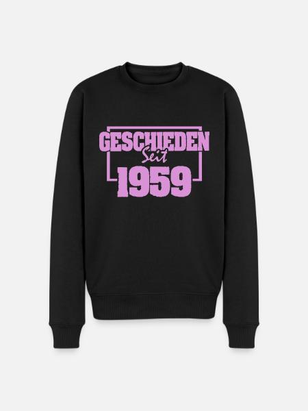 Ehe 1959 - Männer Premium Bio Pullover - Schwarz