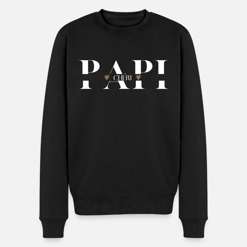 papi Chéri - Pull Premium bio Homme - noir
