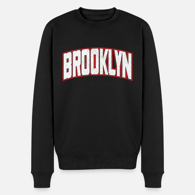Brooklyn - Pull Premium bio Homme - noir