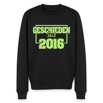 Freiheit 2016 - Männer Premium Bio Pullover - Schwarz - Vorne - Nico (187cm)