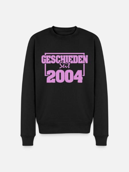 Scheidung 2004 - Männer Premium Bio Pullover - Schwarz