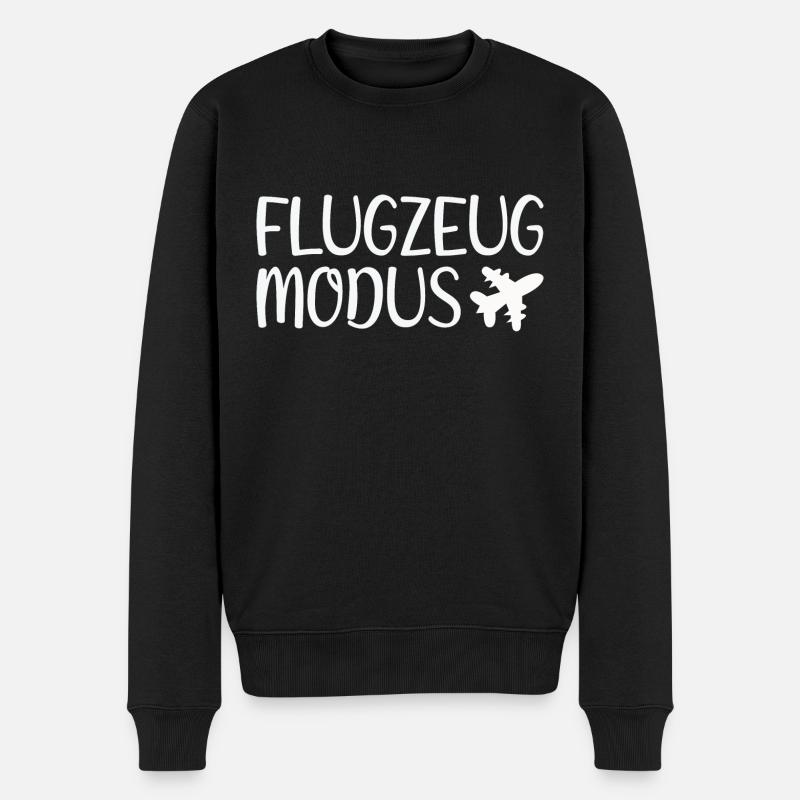 Mode avion - Pull Premium bio Homme - noir