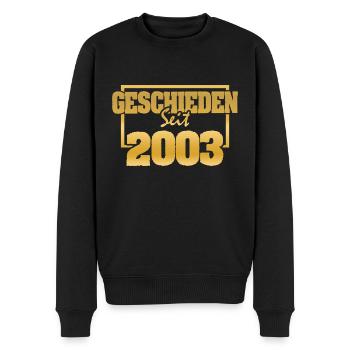 2003 - Men's Premium Organic Jumper - black - Front - Nico (187cm)