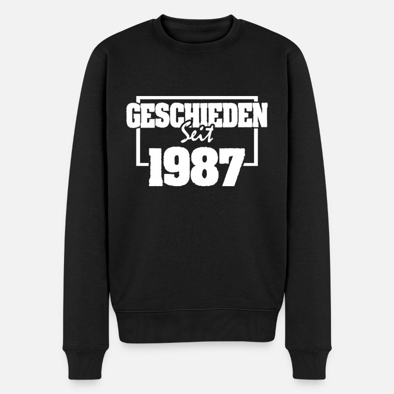 Mariage 1987 - Pull Premium bio Homme - noir
