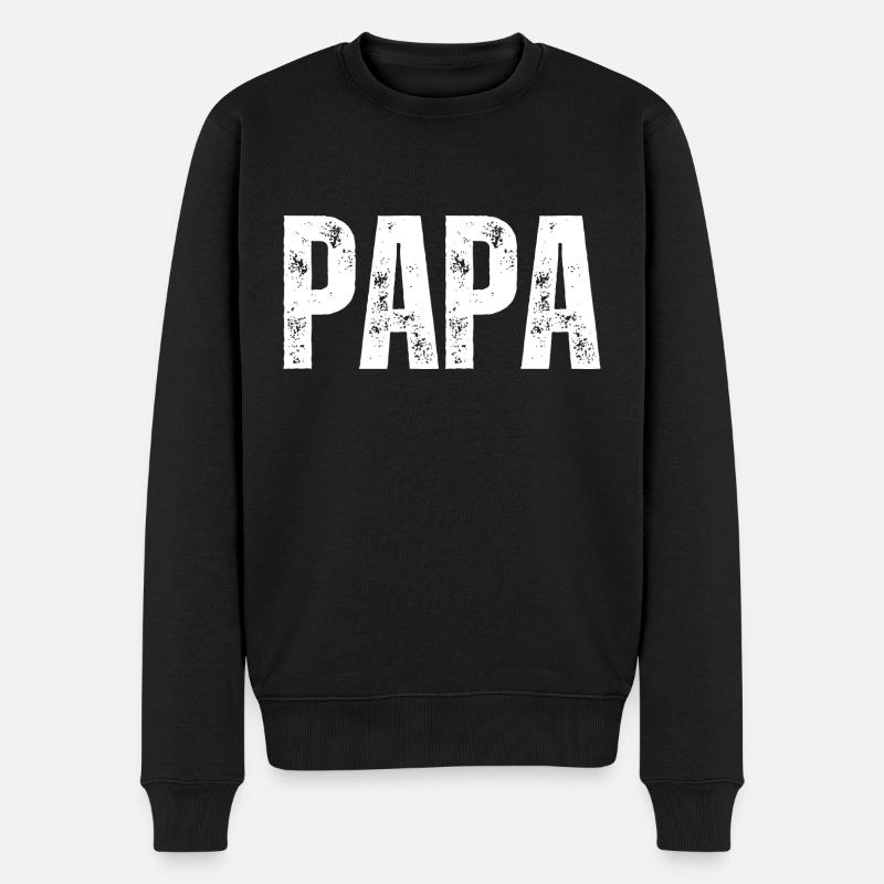 Papa Père Paternité - Pull Premium bio Homme - noir