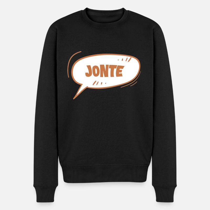 Jonte Jonte - Pull Premium bio Homme - noir