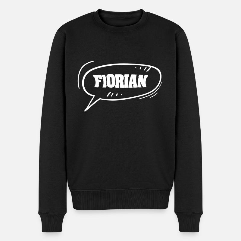 Cadeau pour Florian - Pull Premium bio Homme - noir