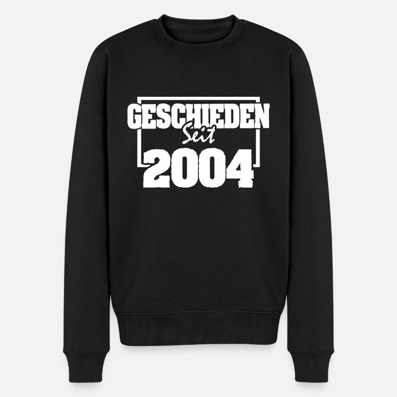 Sprüche 2004 - Männer Premium Bio Pullover - Schwarz