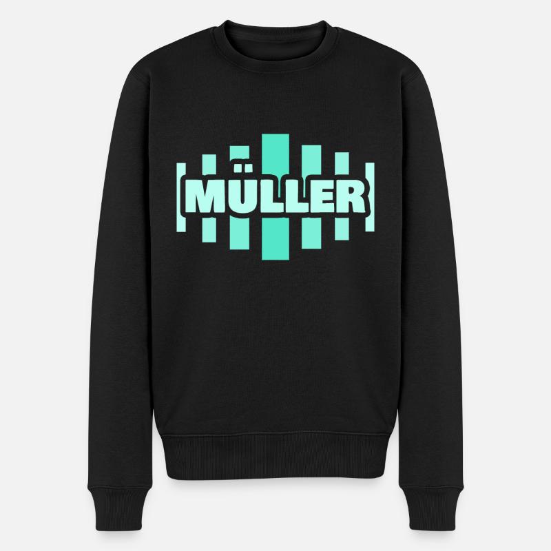 Profession : Meunier - Pull Premium bio Homme - noir