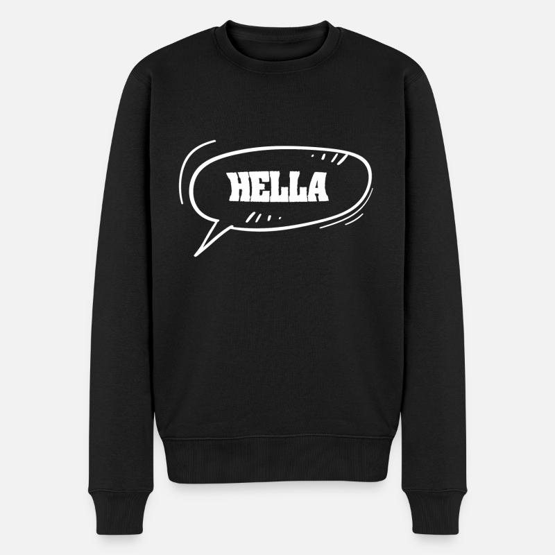 Cadeau pour Hella - Pull Premium bio Homme - noir