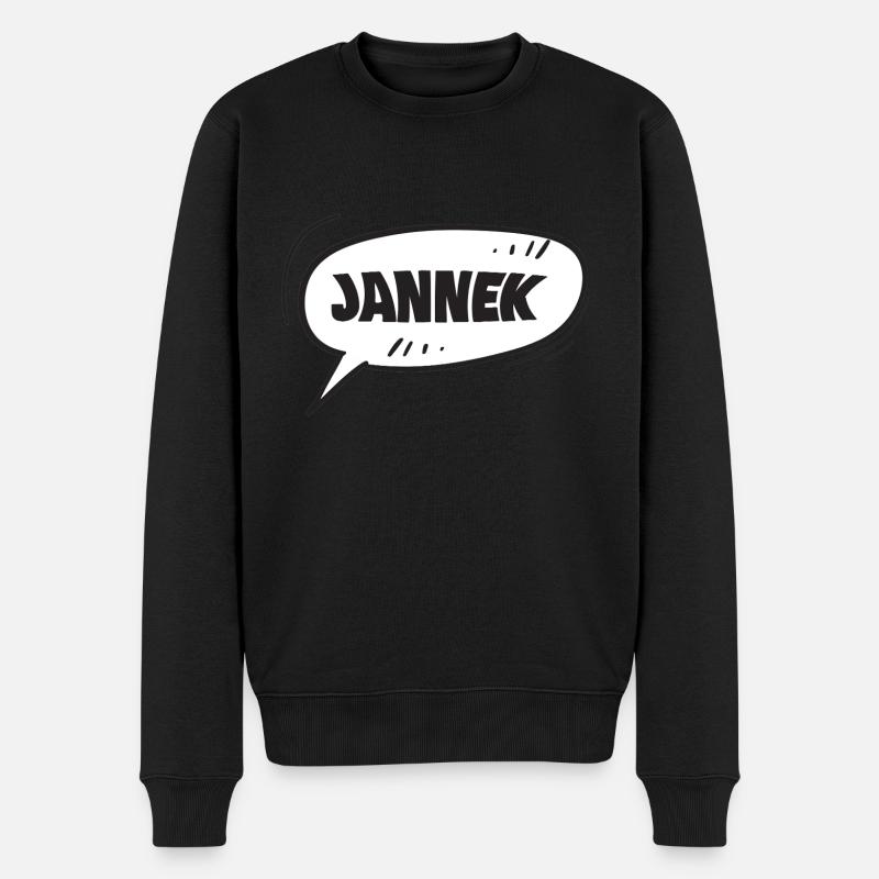 Jannek Jannek - Pull Premium bio Homme - noir