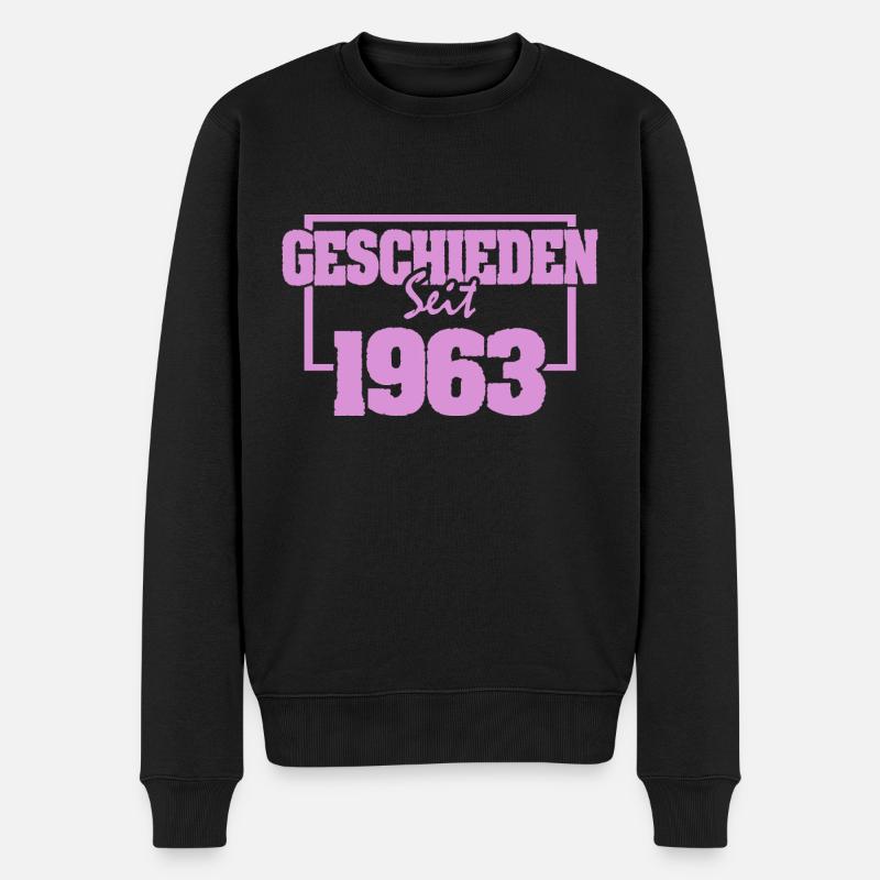 Divorcé en 1963 - Pull Premium bio Homme - noir