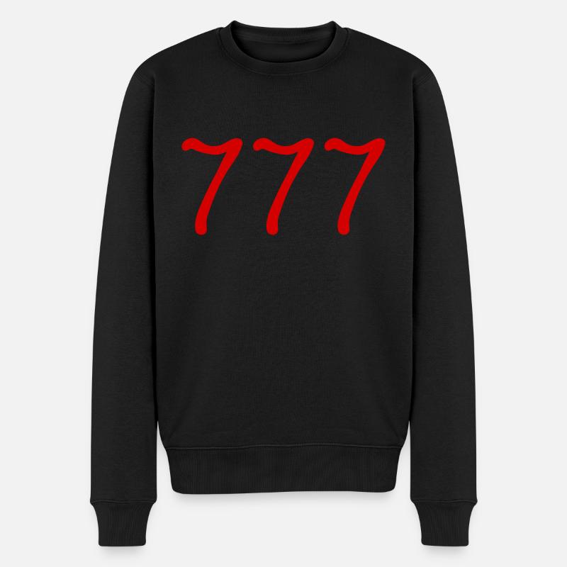 777 - Pull Premium bio Homme - noir