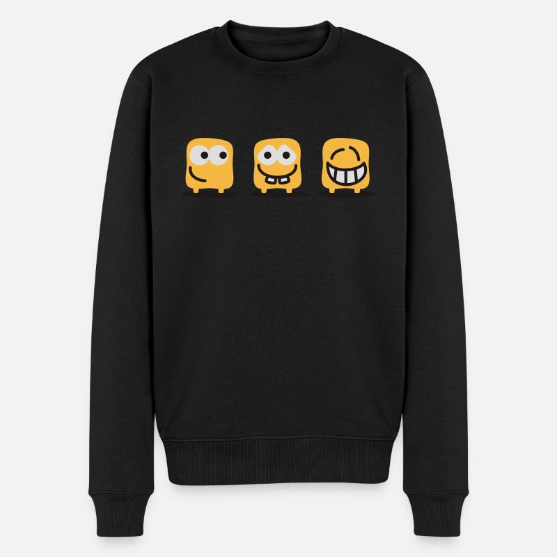 Die Drei Patukus - Männer Premium Bio Pullover - Schwarz