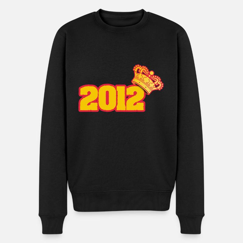 Geboren im Jahre 2012 - Männer Premium Bio Pullover - Schwarz