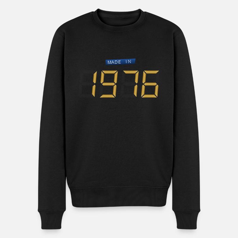 Made in 1976 - Pull Premium bio Homme - noir