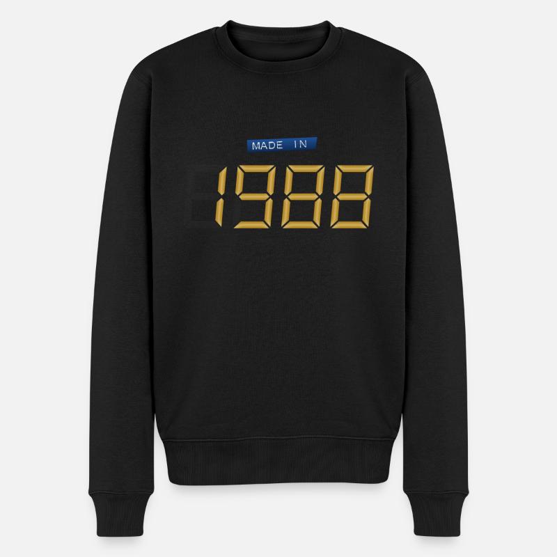 Made in 1988 - Pull Premium bio Homme - noir