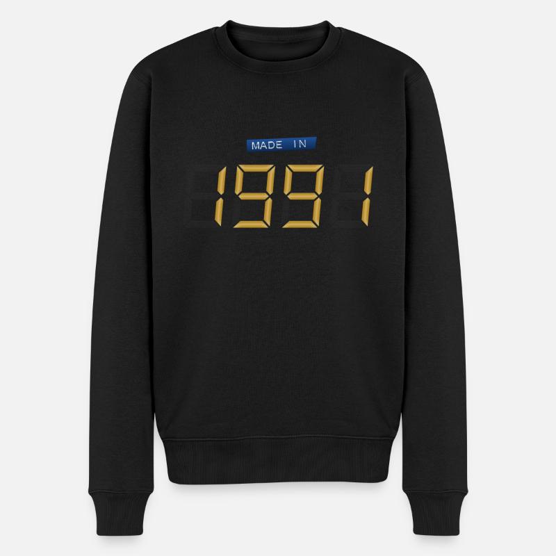 Made in 1991 - Pull Premium bio Homme - noir