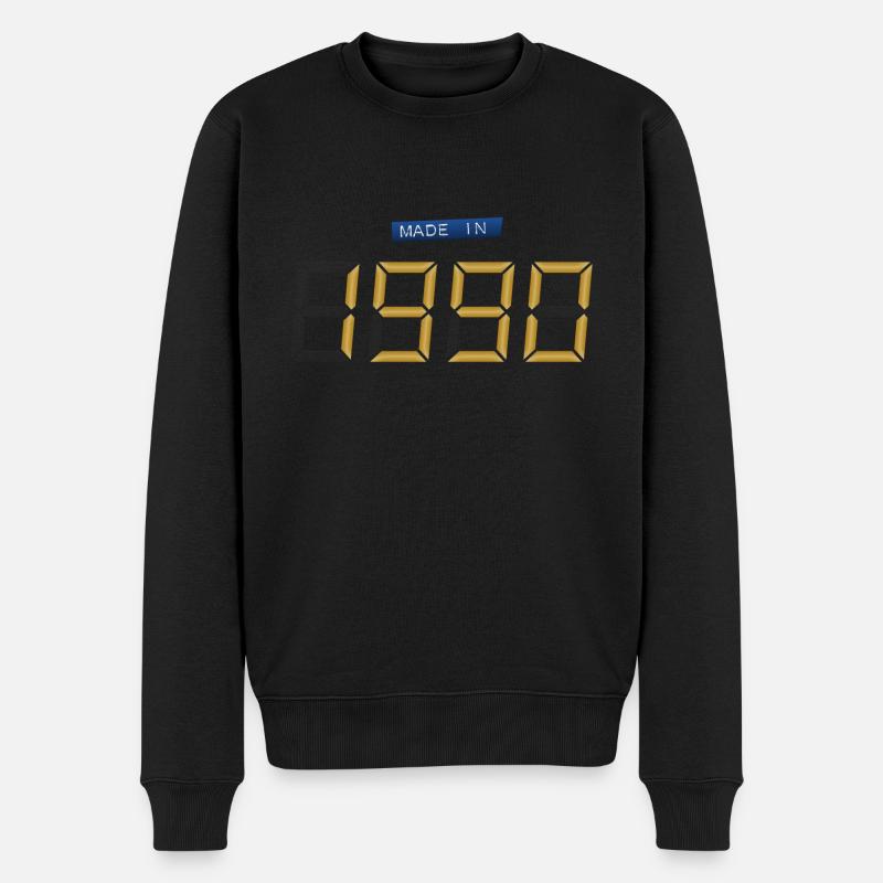 Made in 1990 - Pull Premium bio Homme - noir