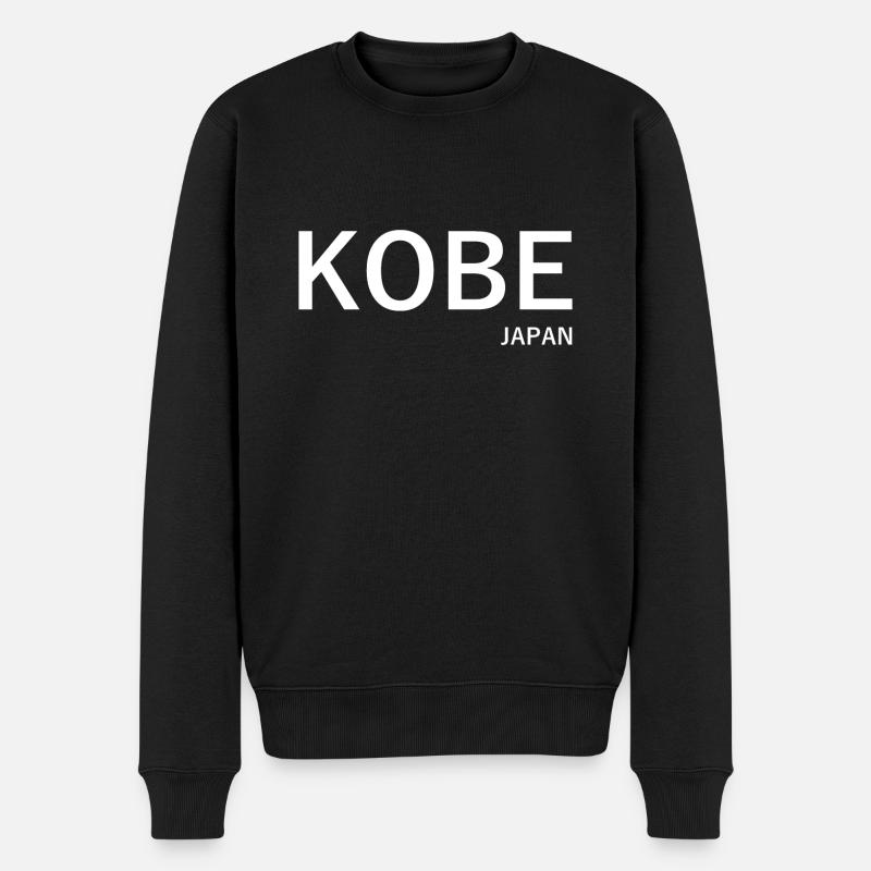 Kobe Japan - Männer Premium Bio Pullover - Schwarz