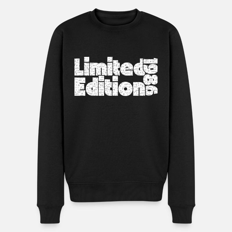 Limitierte Auflage 1986 - Männer Premium Bio Pullover - Schwarz