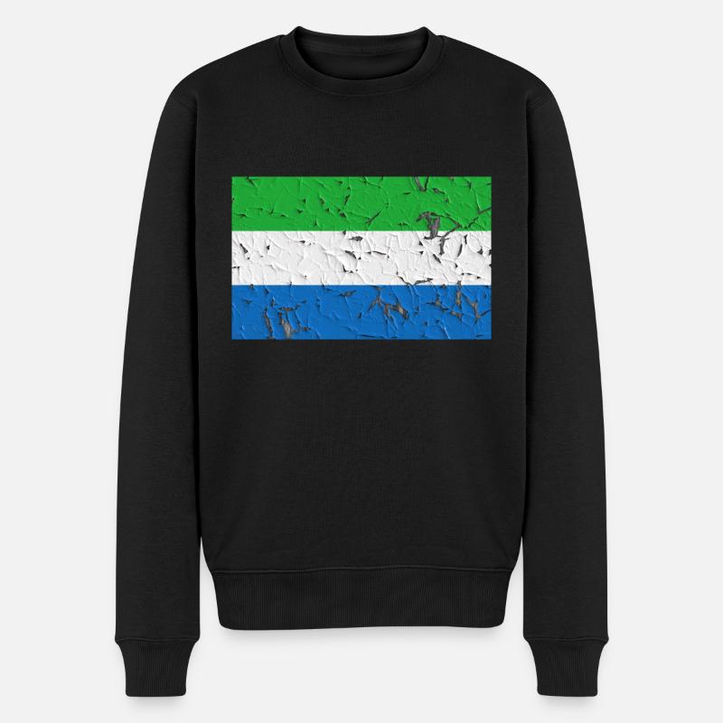 SierraLeone SierraLeone - Männer Premium Bio Pullover - Schwarz