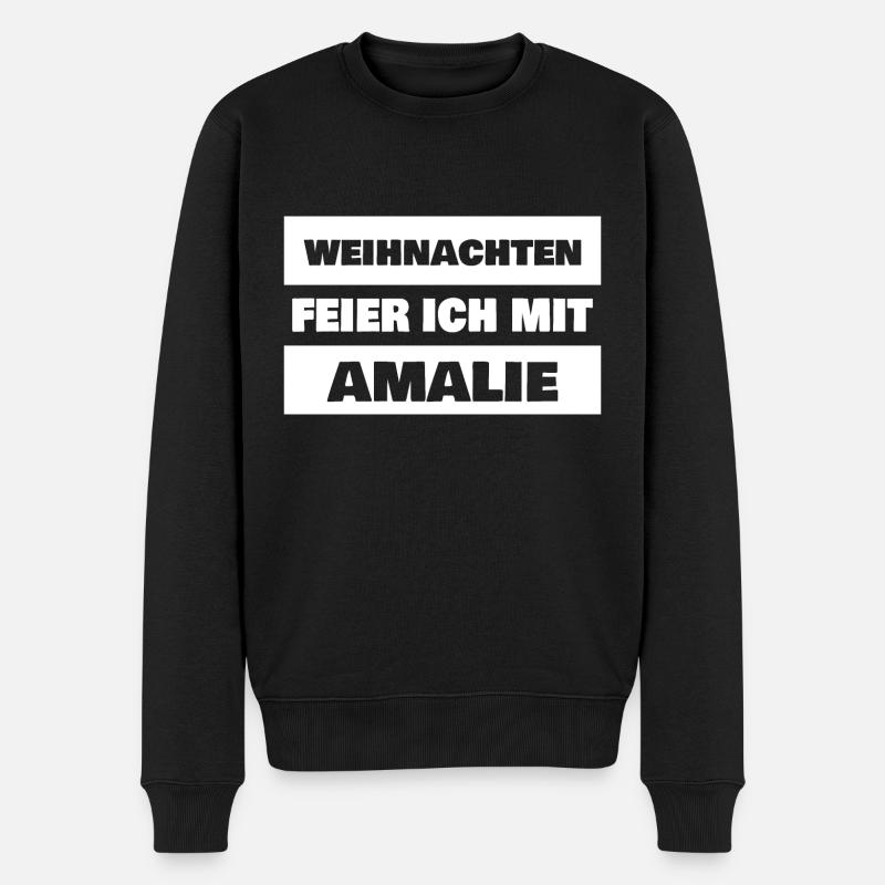 Amalie - Pull Premium bio Homme - noir