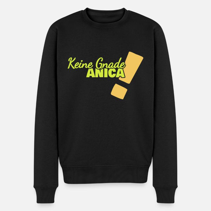 Anica comme drôle - Pull Premium bio Homme - noir