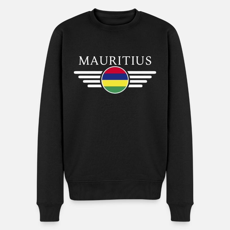 I Love Mauritius, T-Shirt Design Style Élégance - Pull Premium bio Homme - noir