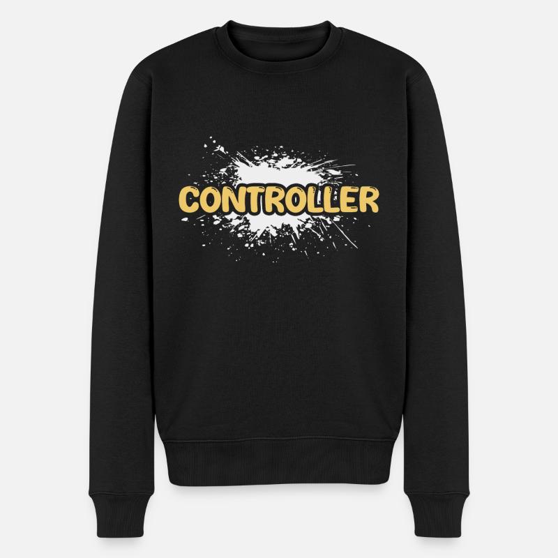 Geschenk für Controller - Männer Premium Bio Pullover - Schwarz