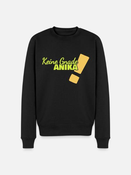 Funny Anika - Men's Premium Organic Jumper - black