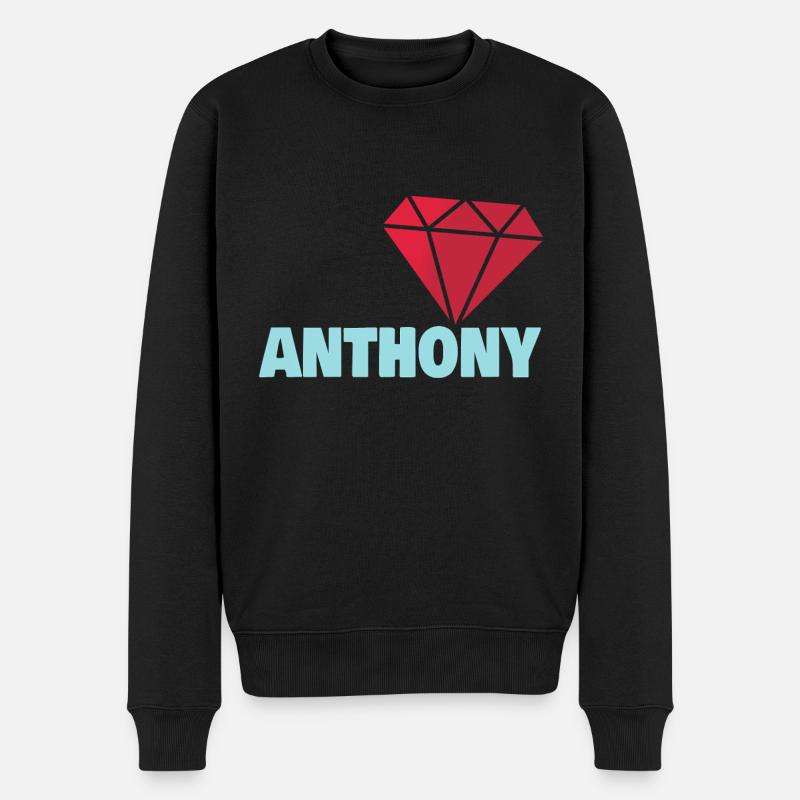 Anthony en tant que noble - Pull Premium bio Homme - noir