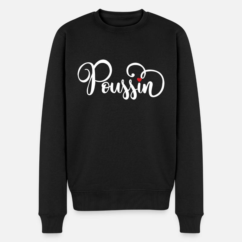 Poussin - Pull Premium bio Homme - noir
