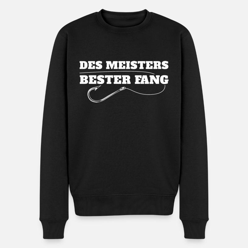 Des Meisters bester Fang - Männer Premium Bio Pullover - Schwarz