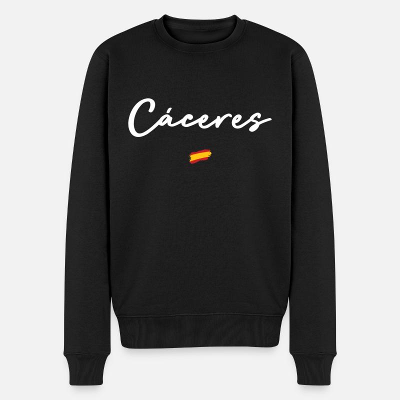 Cáceres - Pull Premium bio Homme - noir
