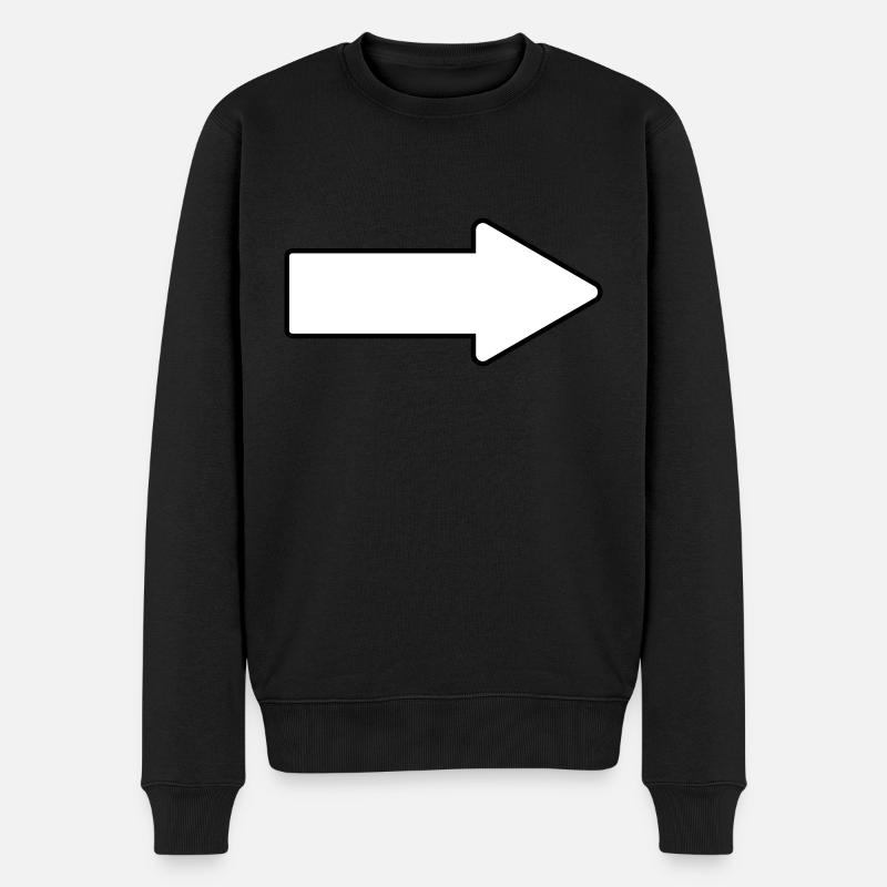 Flèche - Pull Premium bio Homme - noir