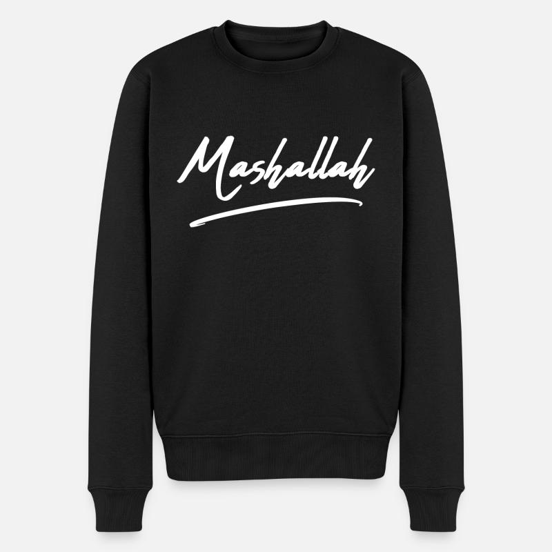 Mashallah - Édition Blanche - Pull Premium bio Homme - noir